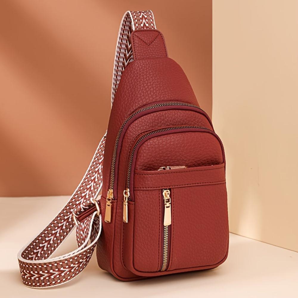 Veronika – Vintage Brust Umhängetasche