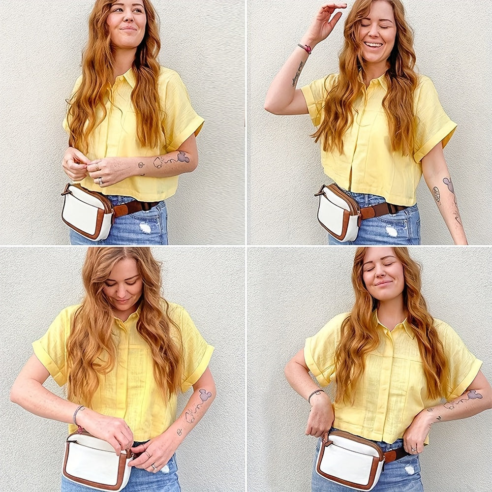 Mariska – Sportliche Leder Umhängetasche