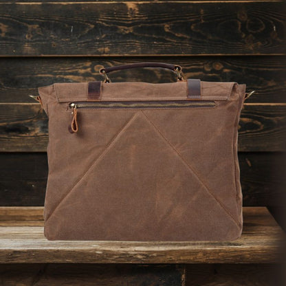 BRUGES | Messenger Bag aus Canvas und Leder