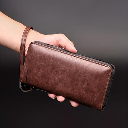 Annalori – RFID Leder Reißverschluss Clutch