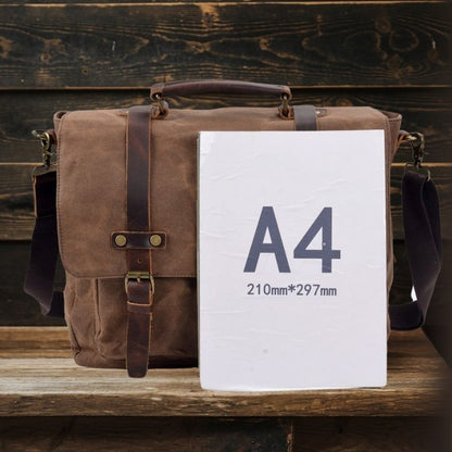 BRUGES | Messenger Bag aus Canvas und Leder