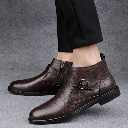 Blutstein | Leder-Ranger Stiefeletten