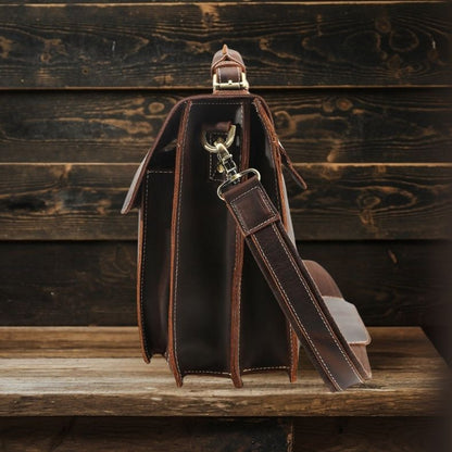 COLMAR | Umhängetasche aus braunem Leder