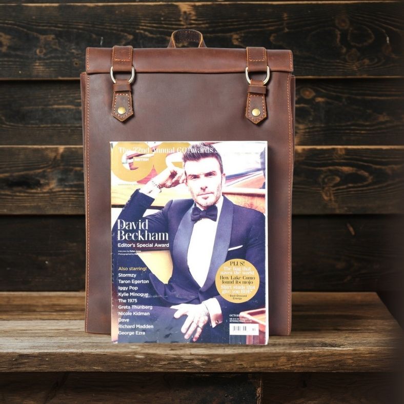 KENWAY | Rucksack aus Vollnarbenleder