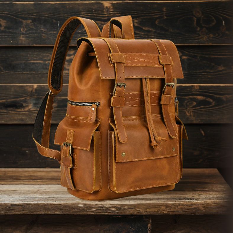 LEANDRO | Lederrucksack