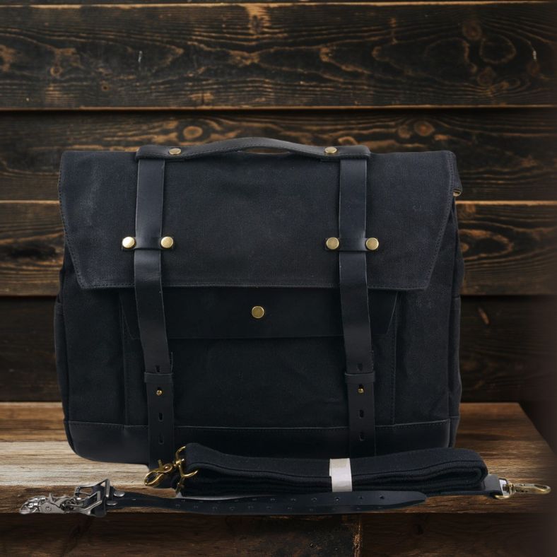 SEATTLE | Canvas-Motorradtasche