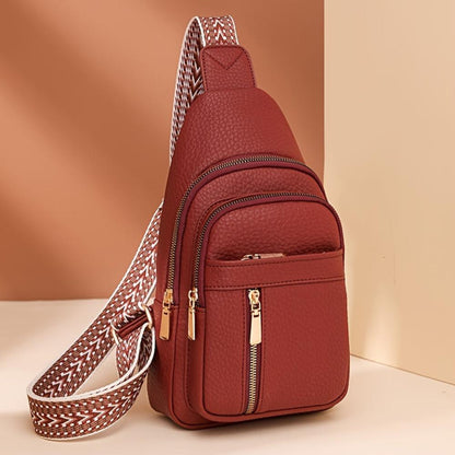 Veronika – Vintage Brust Umhängetasche