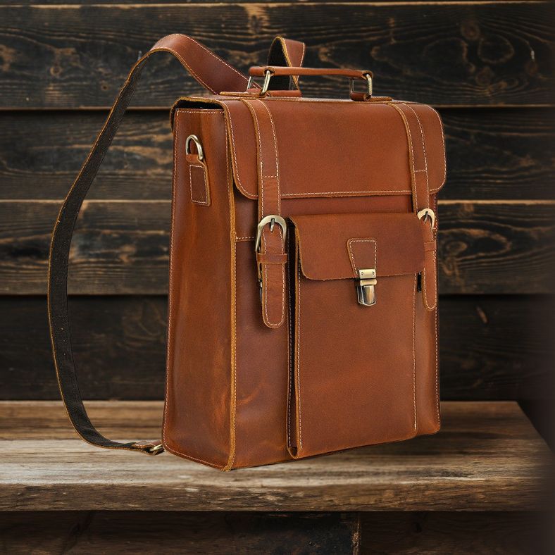 GIRONA | Convertible Leather Rucksack