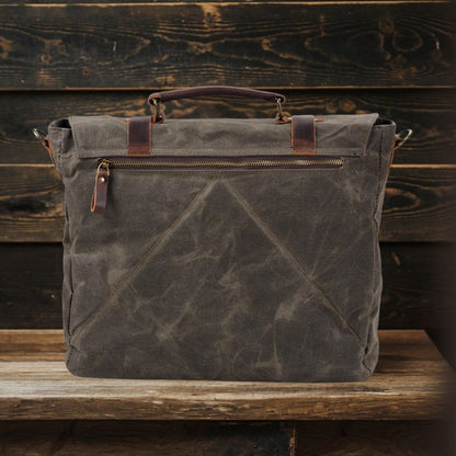 BRUGES | Messenger Bag aus Canvas und Leder