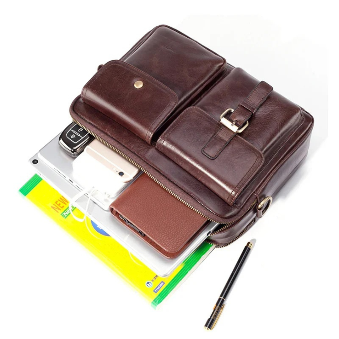 CULLEN | Umhängetasche aus echtem Leder