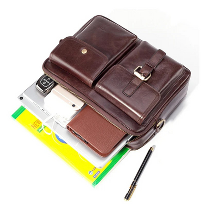 CULLEN | Umhängetasche aus echtem Leder