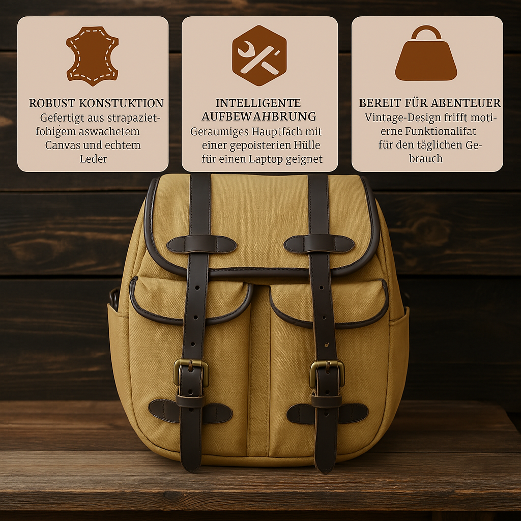 PRAGS | Canvas-Rucksack