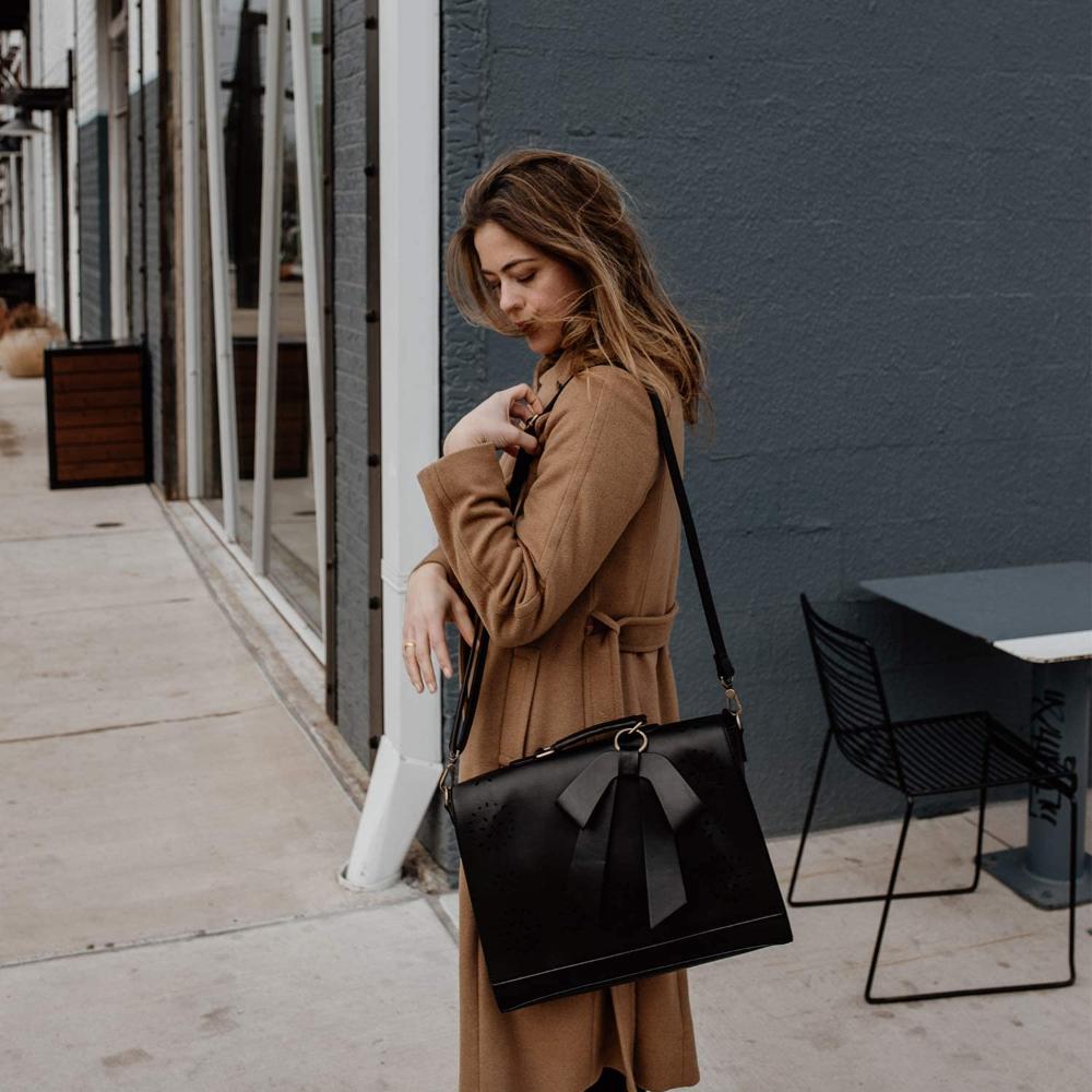 Bernadetti – Schleifen-Satchel Handtasche