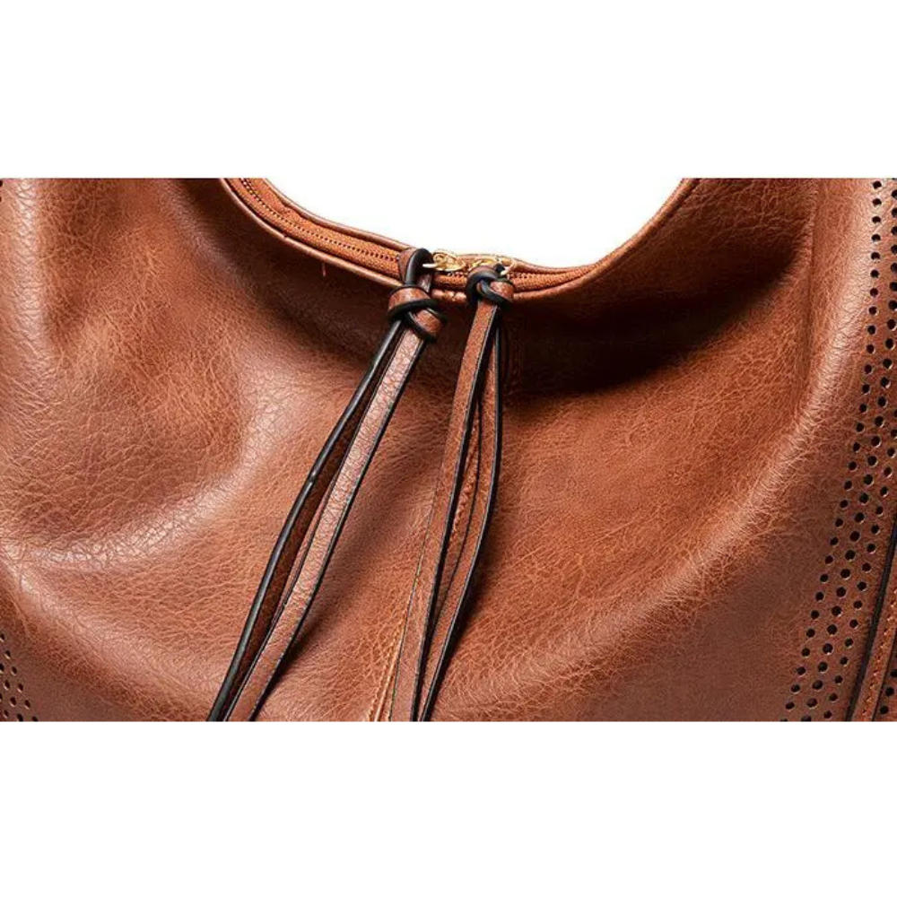 Hildebrun – Klassische Vielseitigkeit Vintage Schultertasche