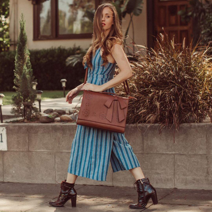 Bernadetti – Schleifen-Satchel Handtasche