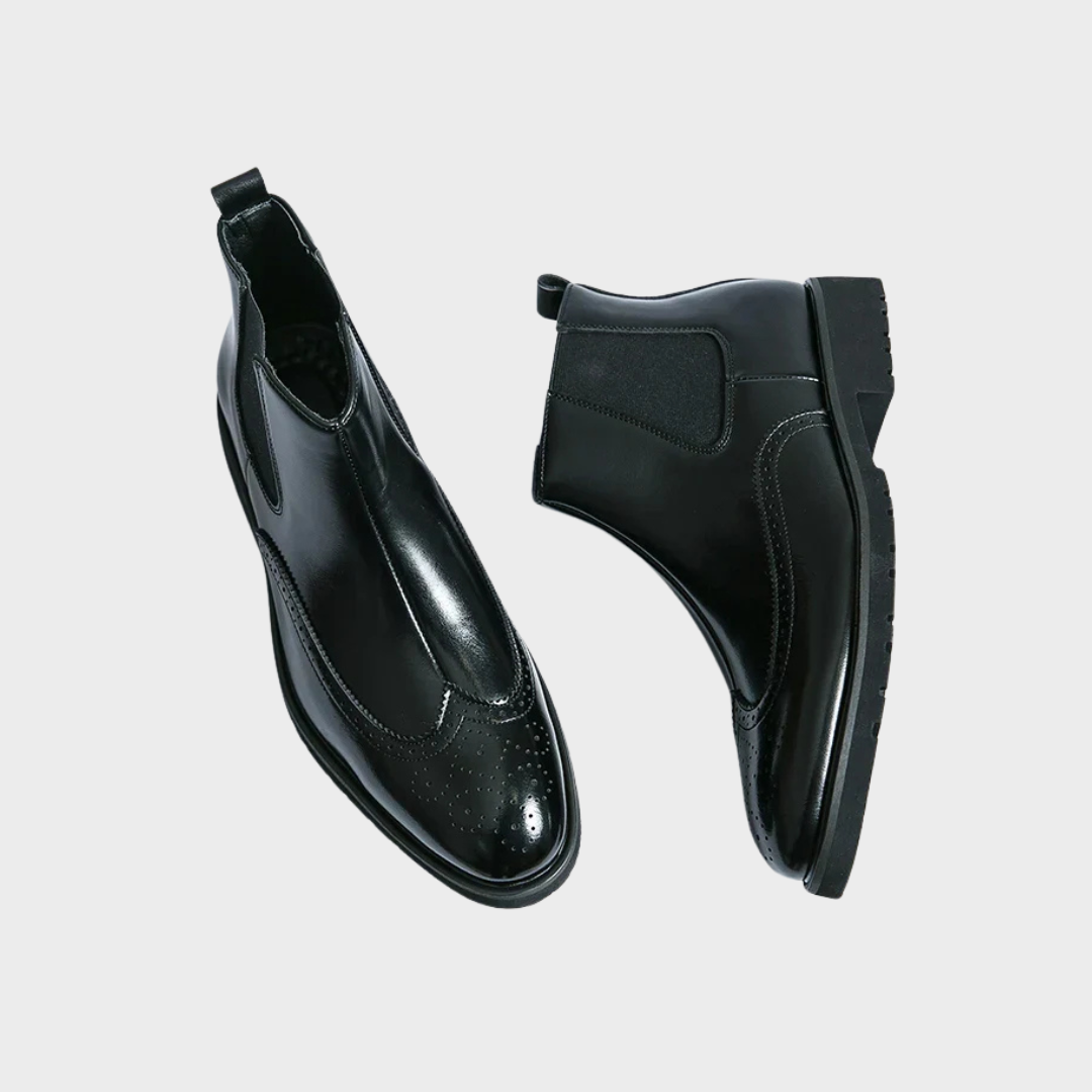 Adalrich | Echtleder Chelsea Stiefeletten