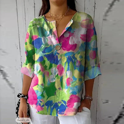 Marilena – Florale Vintage-Bluse
