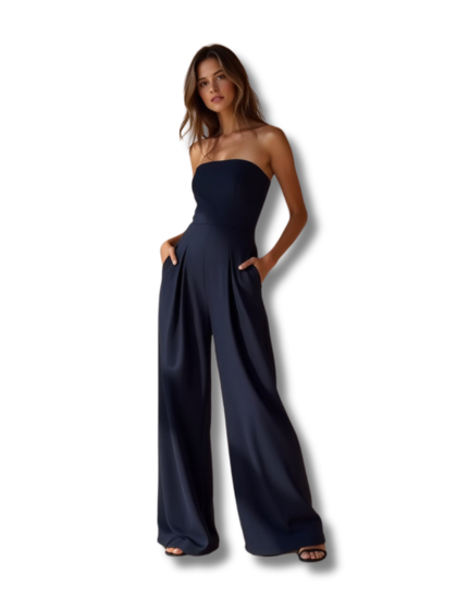 Sylvie - Schulterfreier Jumpsuit