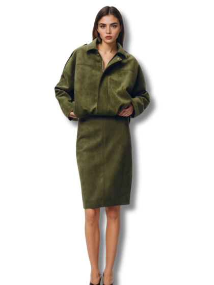 Isabella | Elegante Wildlederjacke für einen stilvollen Look