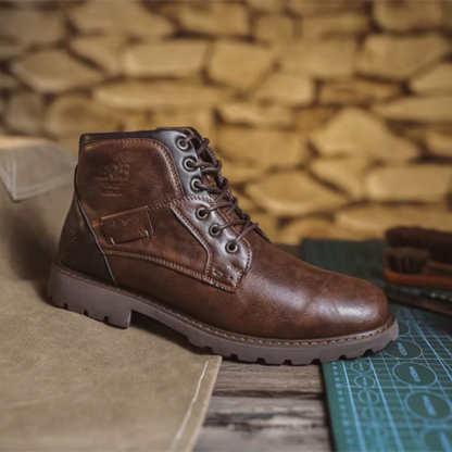 Eisenhart | Leder-Schnürstiefeletten