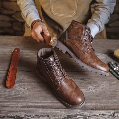 Eisenhart | Leder-Schnürstiefeletten