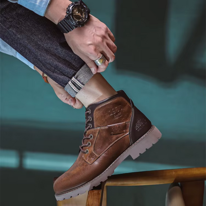 Eisenhart | Leder-Schnürstiefeletten