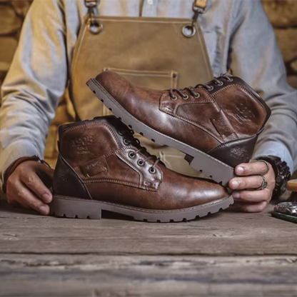 Eisenhart | Leder-Schnürstiefeletten