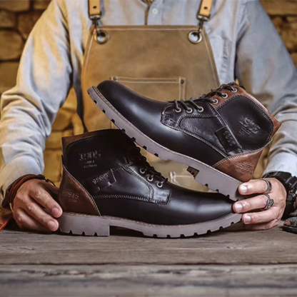 Eisenhart | Leder-Schnürstiefeletten