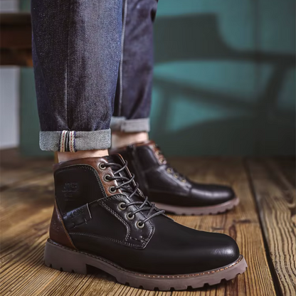 Eisenhart | Leder-Schnürstiefeletten