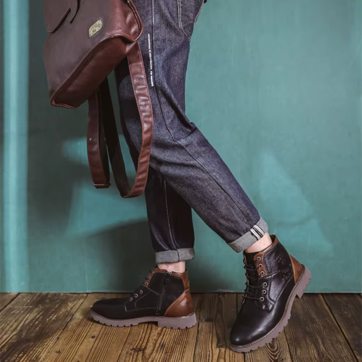 Eisenhart | Leder-Schnürstiefeletten