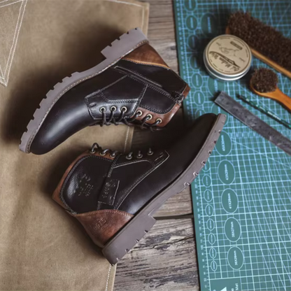 Eisenhart | Leder-Schnürstiefeletten