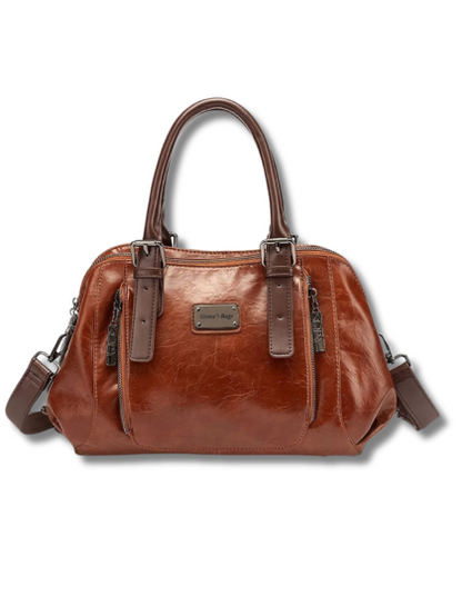 Roberta - Elegante Leder-Umhängetasche