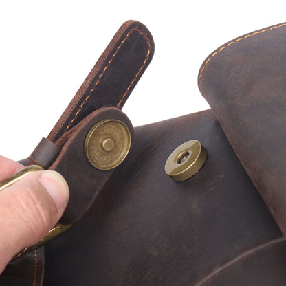 FLAM | Lederrucksack mit Kordelzug