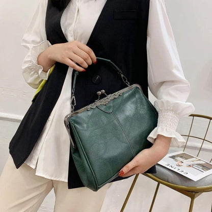 Heidirun – Vintage Kussverschluss Handtasche