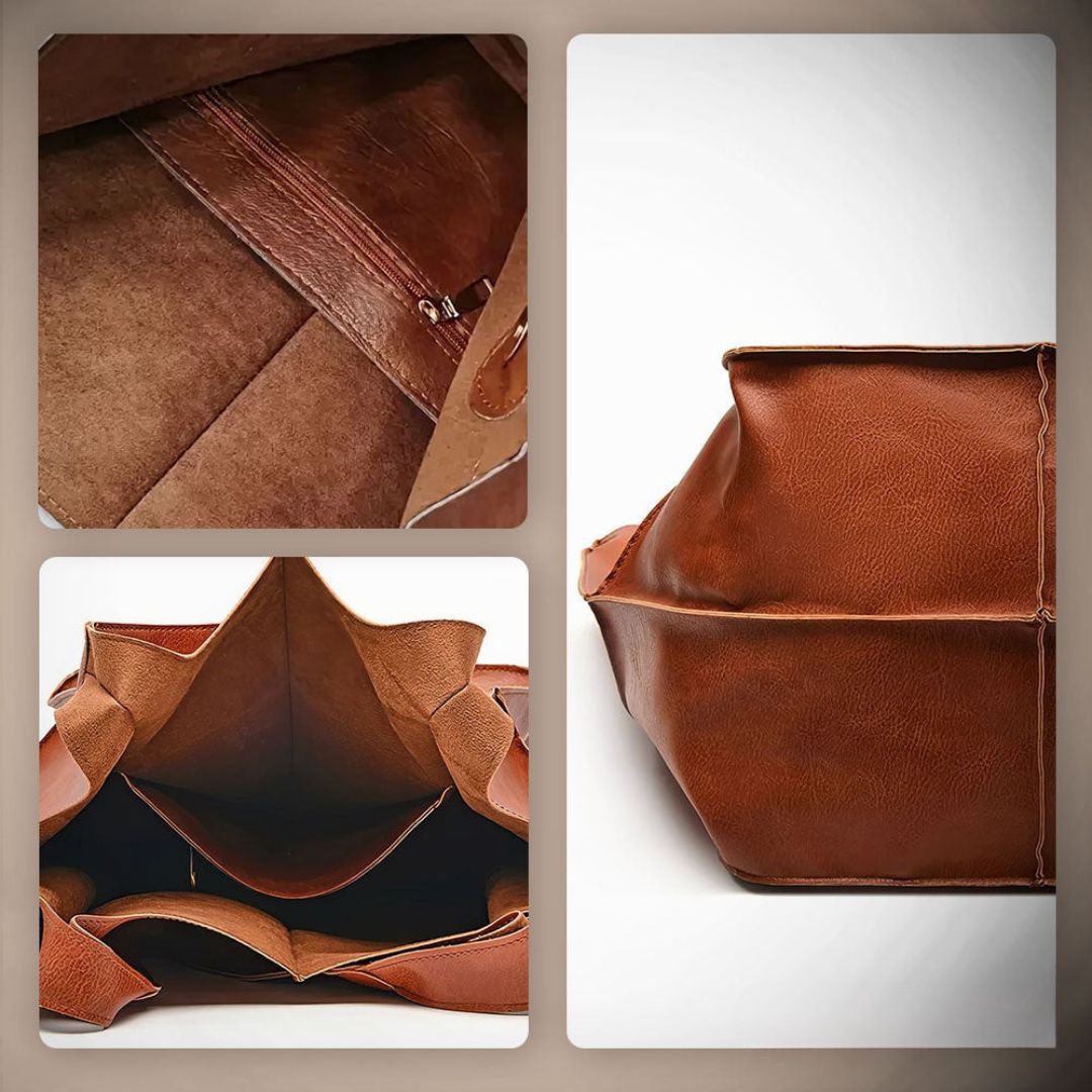 Johanna - Zeitlos Vintage Leder-Handtasche