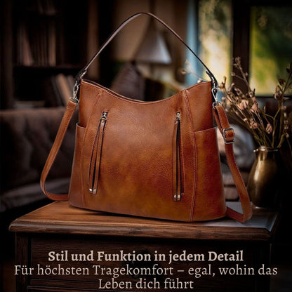Frida - Elegance Leder Crossbody Handtasche