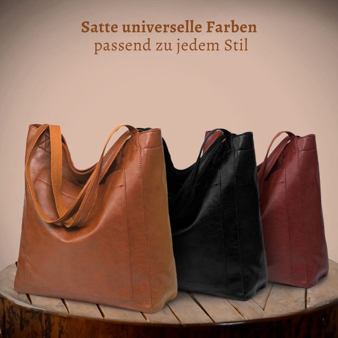 Lenaya - Moderne Leder-Umhängetasche