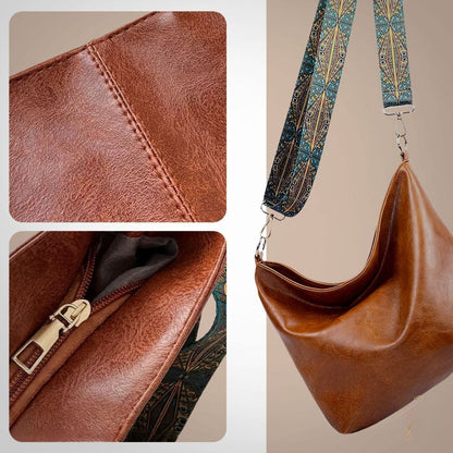 Gretas - Vintage Leder-Schultertasche