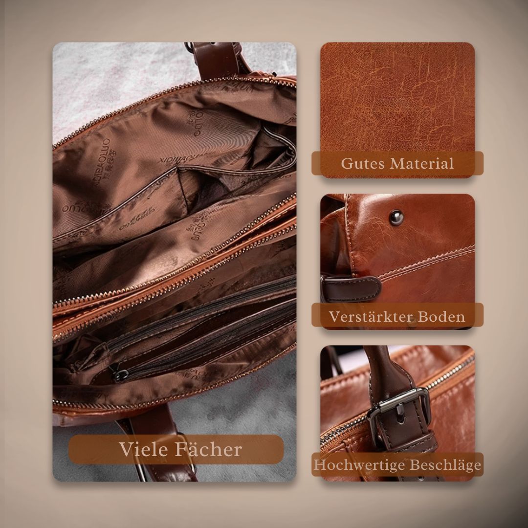 Roberta - Elegante Leder-Umhängetasche