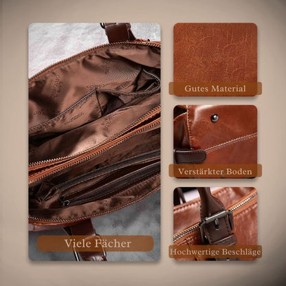 Roberta - Elegante Leder-Umhängetasche