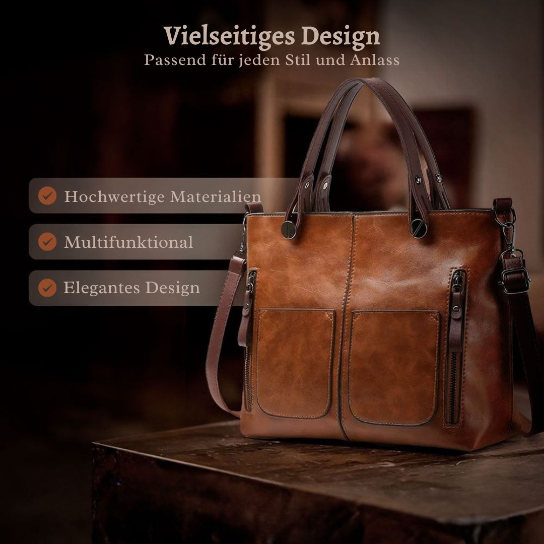 Daniela - Schultertasche aus Echtleder