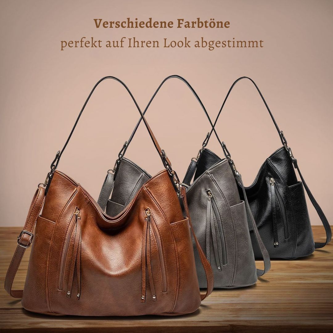 Frida - Elegance Leder Crossbody Handtasche