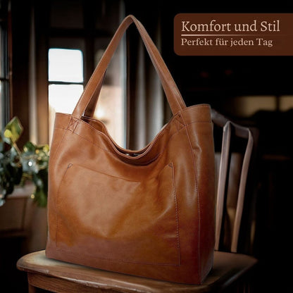 Hanni – Klassische Leder Schultertasche
