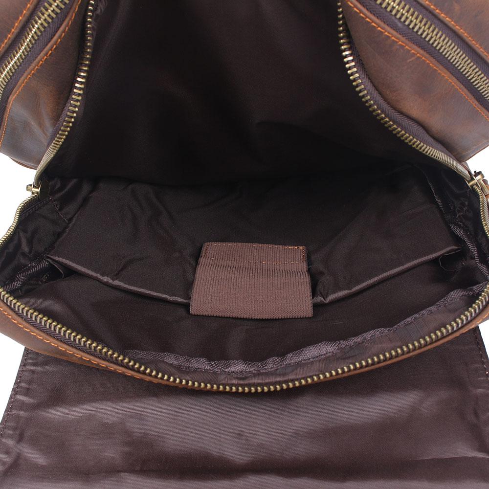 BIEFELD | Brauner Lederrucksack