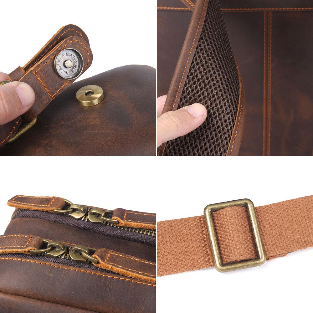 BIEFELD | Brauner Lederrucksack