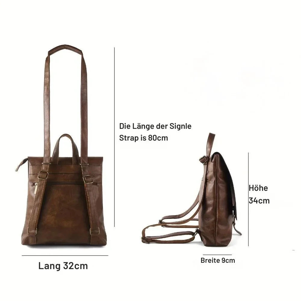 Hermelinde – Retro Multifunktionaler Rucksack