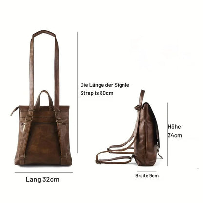 Hermelinde – Retro Multifunktionaler Rucksack