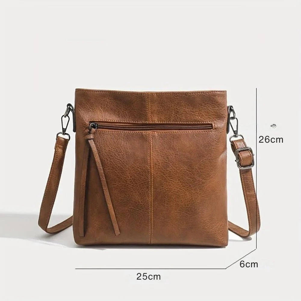 Franziskas – Retro Quadratische Umhängetasche