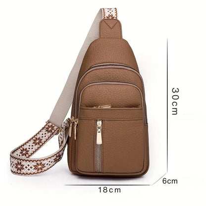 Veronika – Vintage Brust Umhängetasche