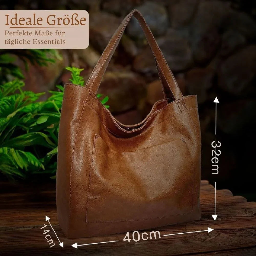 Hanni – Klassische Leder Schultertasche